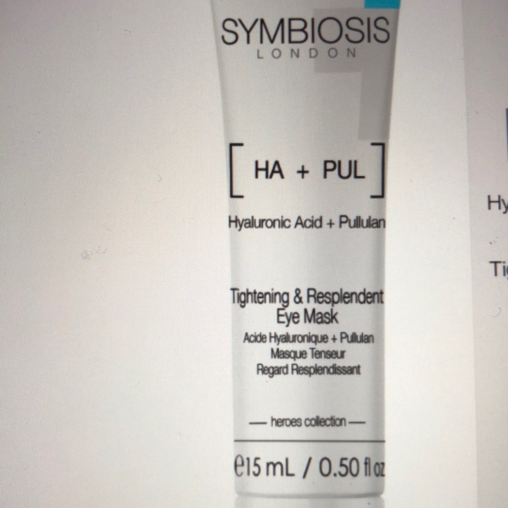 Symbiosis Ha2+PUL Tightening & resplendent eye mask